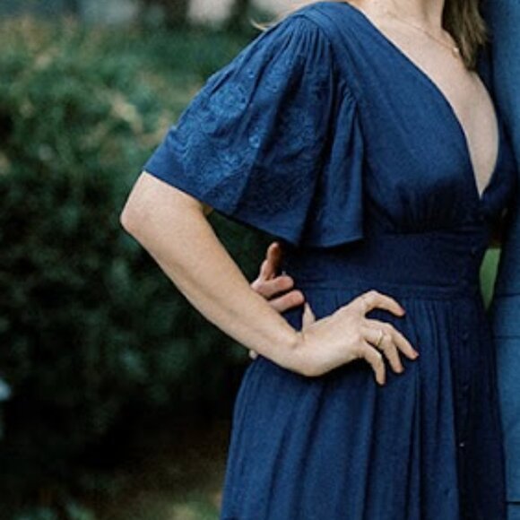 Francesca's Blue Rain Dress - Picture 5 of 5